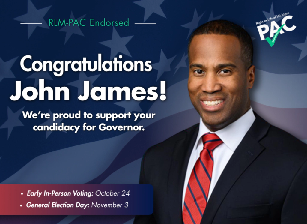 Congratulations John James